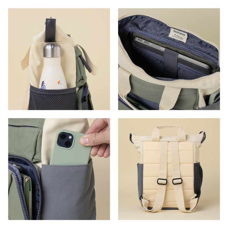 Bookaroo – Book (Ruck) Sack / Bokryggsäck Grön
