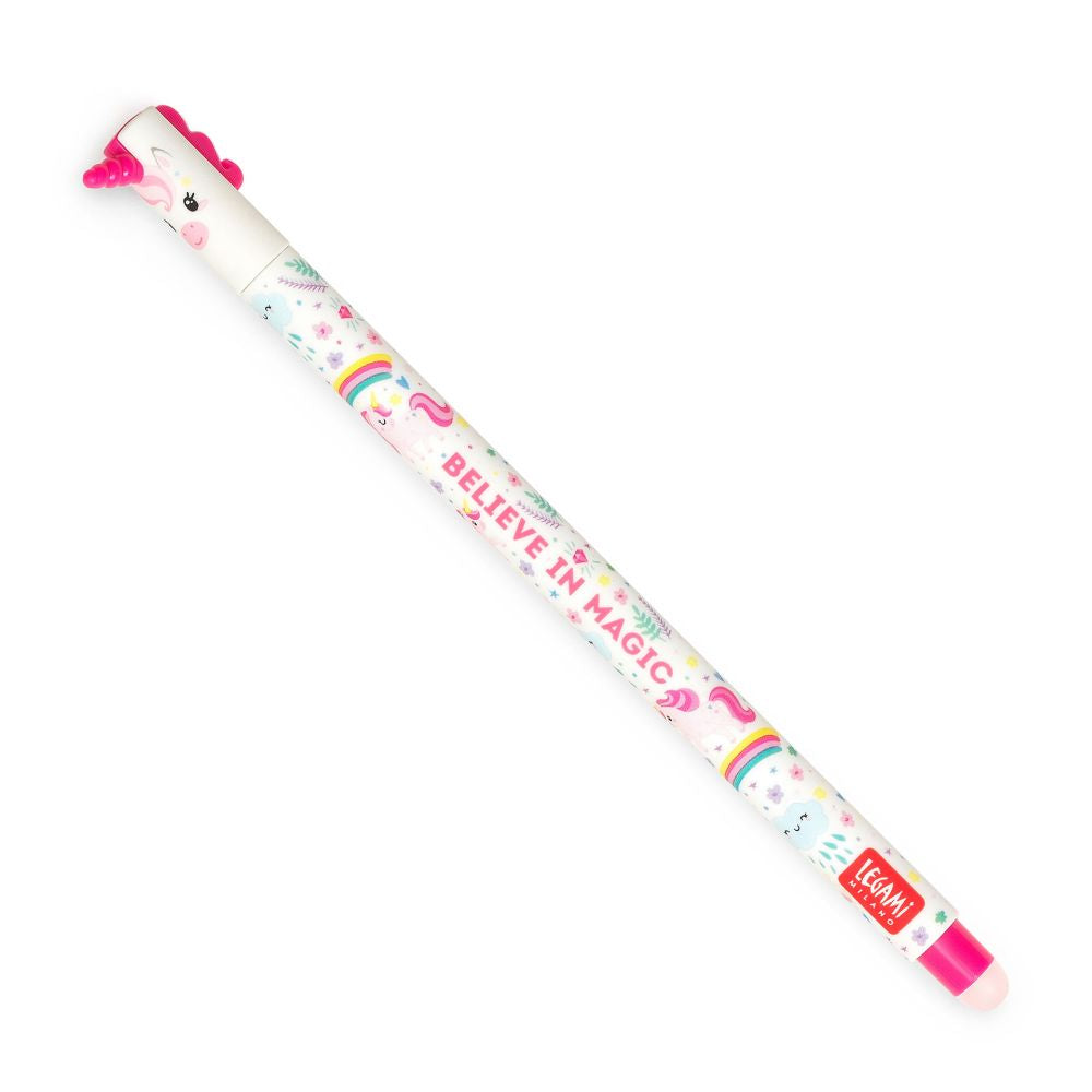 Legami Raderbar gelpenna - Unicorn (Rosa bläck)