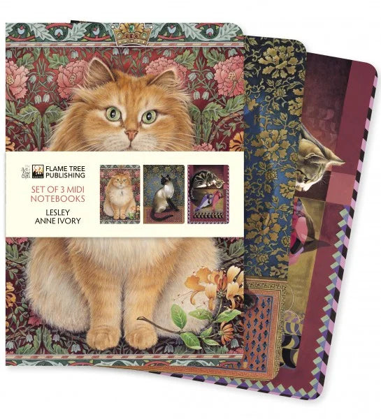 Anteckningsböcker 3-pack Midi - Lesley Anne Ivory Notebook Collection