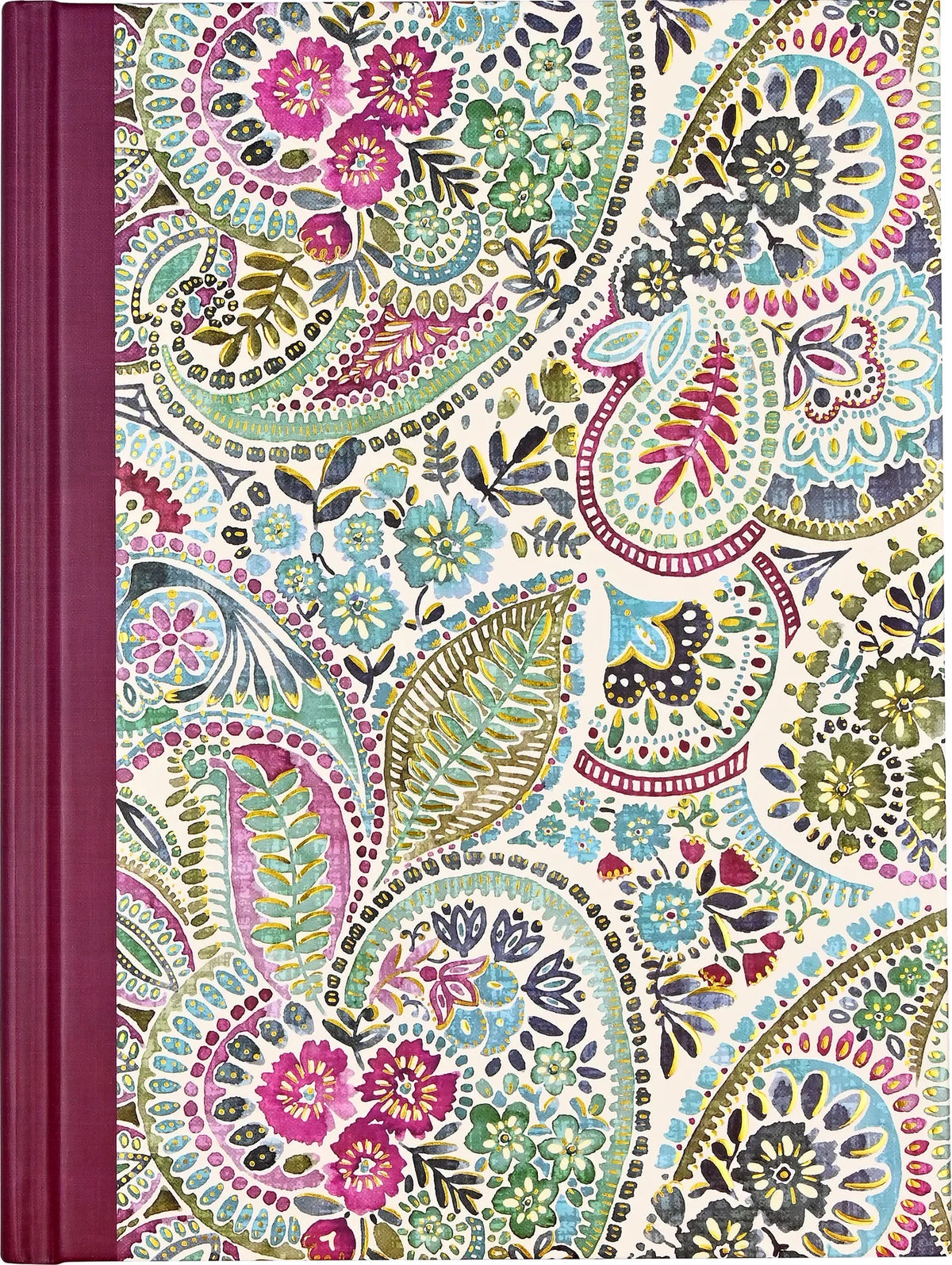 Anteckningsbok A5 - Watercolor Paisley Journal