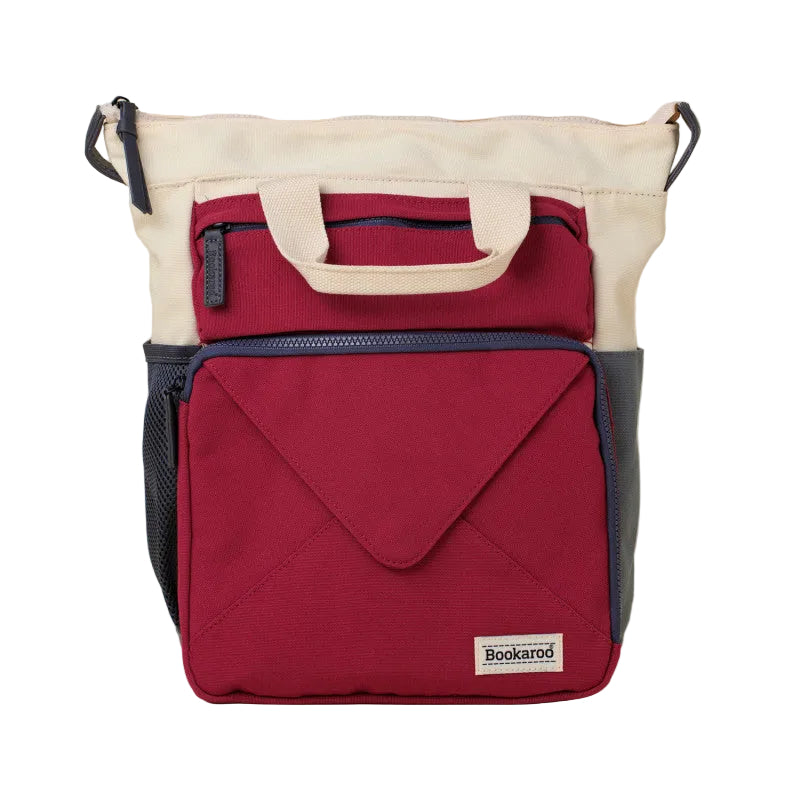 Bookaroo – Book (Ruck) Sack / Bokryggsäck Vinröd