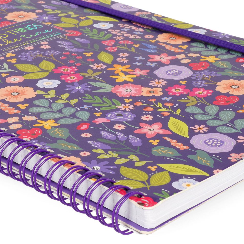 Spiralblock Maxi A4 - Flowers (Legami)