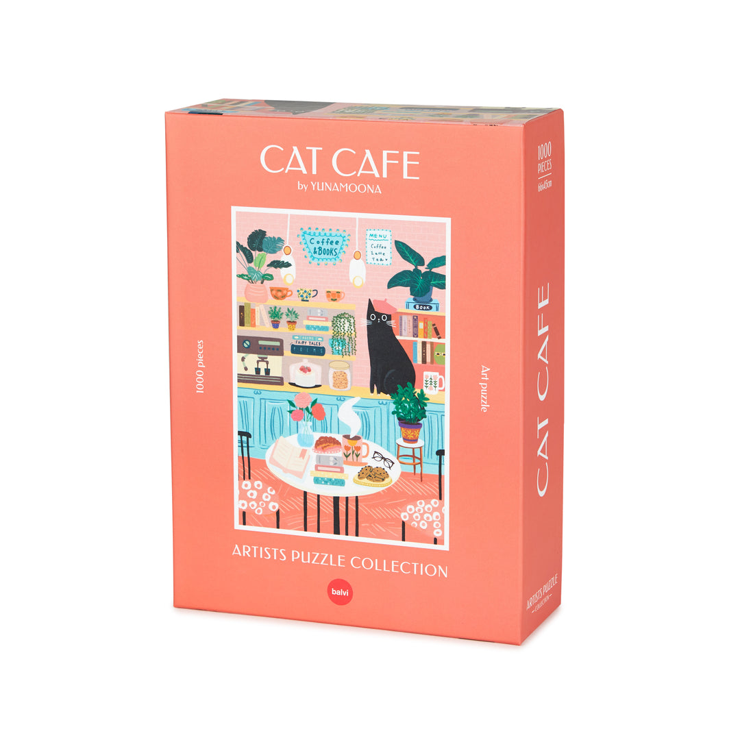 Pussel 1000 bitar - Cat cafe